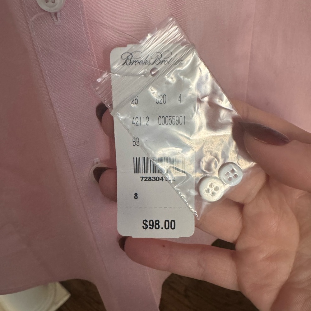 Brooks Brothers Light Pink Shirt - Picture 6 of 6